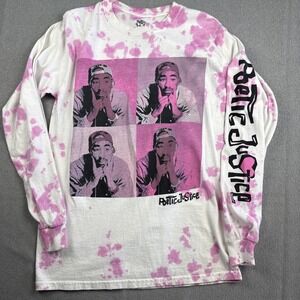 Tupac Shakur T-Shirt Poetic Justice Long‎ Sleeve X Small